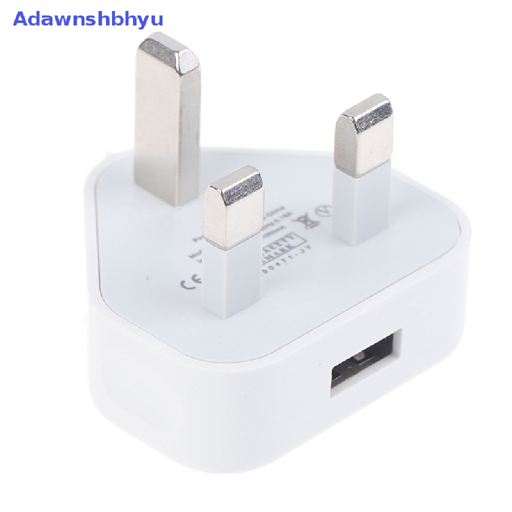 Adhyu Speedy Fast 1 Port USB Charger 3 Pin UK Mains Wall Plug Adapter ORIGINAL ID