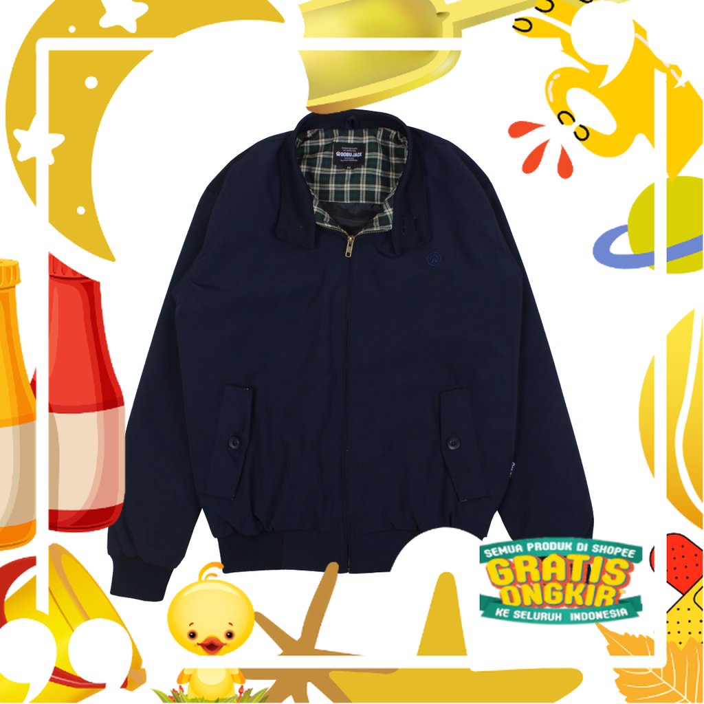 Dobujack Harrington Jacket Miller Navy/ hitam oren ungu tosca khaki