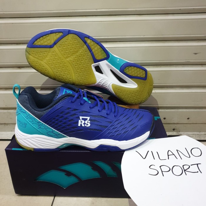 {MentariStore} Sepatu Badminton RS SND LTD 03 Blue Diskon