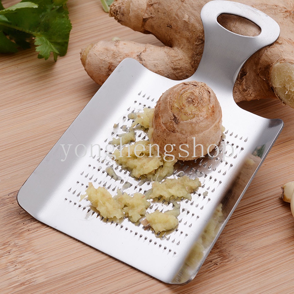 Kreatif Stainless Steel Jahe Penggiling Manual Wasabi Alat Penggiling Parutan Bawang Putih Penghancur Tumbuk Kentang Graters Presser Aksesoris Dapur