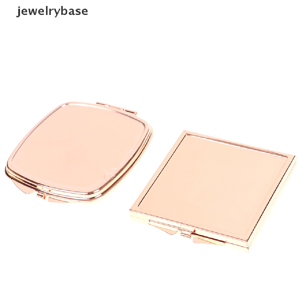 [jewelrybase] Compact Makeup Mirror Kosmetik Pembesar Saku Bulat Make Up Mirror Butik