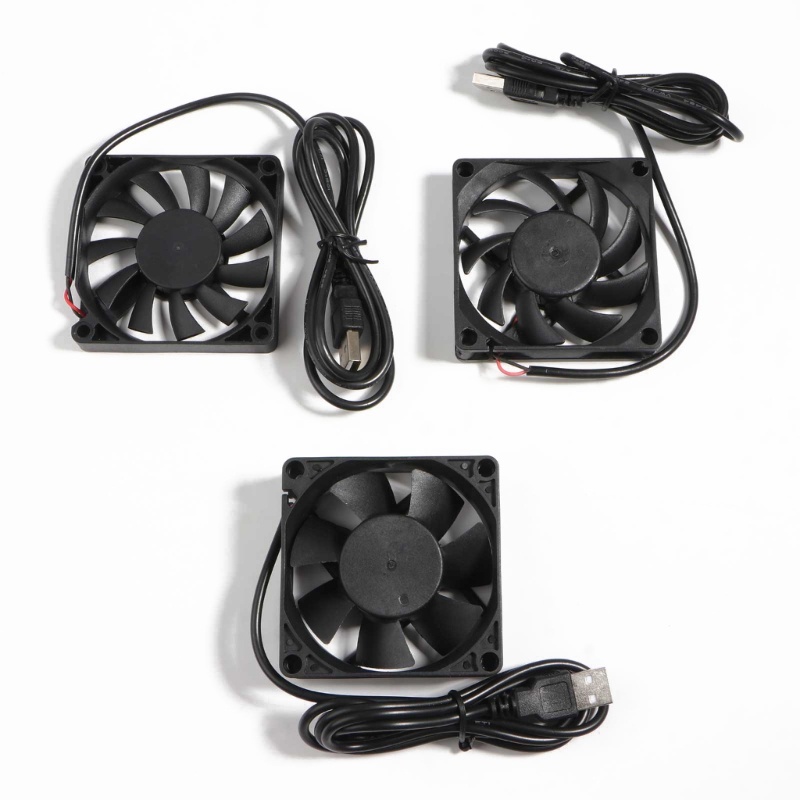 Zzz 1Pack 70mm DC5V USB Brushless Cooling Fan Kipas Bearing Ganda7025 7015 7010