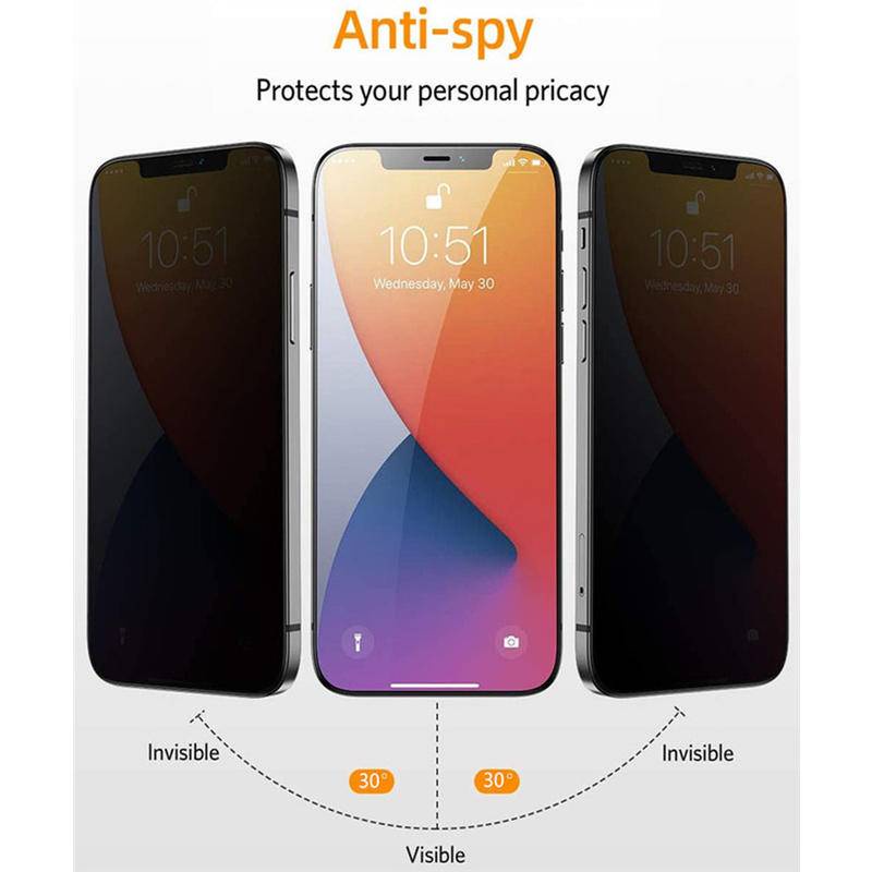 3pcs Privasi Tempered Glass Untuk iPhone 14 13 12 11 Pro MAX Plus Mini Pelindung Layar Anti-Spy Untuk iPhone X XS MAX XR 7 8 6 6S Plus SE 2022 2020 14Plus 13Mini 12Mini Glass