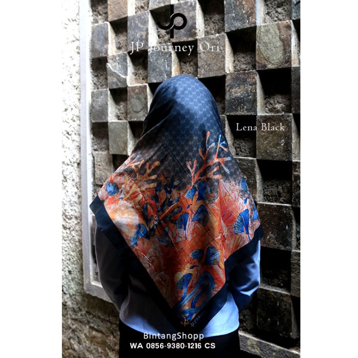 TERMURAH Jilbab/Kerudung/Hijab Journey Lena Series - Lena Black