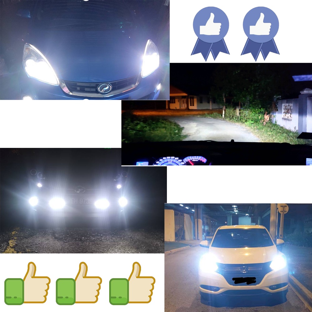 10000lm LED Headlight Plug and Play Lampu Kabut LED Motor Mobil Otomatis H4 H1 H7 H8 H9 H11 H16 9005 HB3 9006 HB4 4300K 6000K 8000K