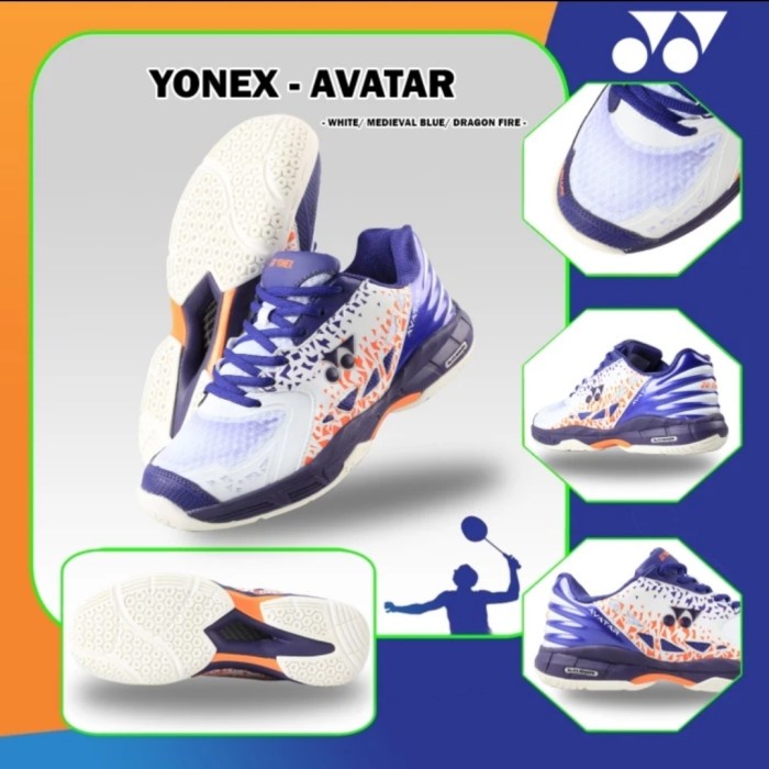 Sepatu Badminton Yonex Avatar Original - Putih, 39