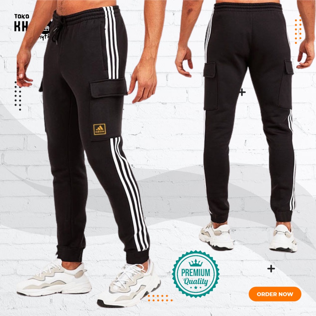 Celana Training Panjang Pria Oversize Jogger Pant Big Size ADD Celana Cargo Kargo Pria