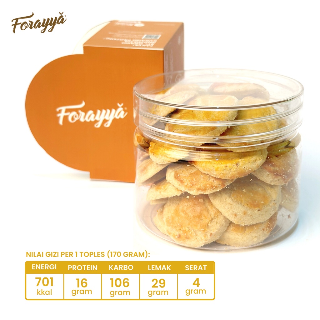 

❤️ H-Day ❤️ MURMERRR Shopee: Nastar Forayya Protein Cookies / Nastar Tinggi Protein & Rendah Kalori, EPA & DHA (170 gram)