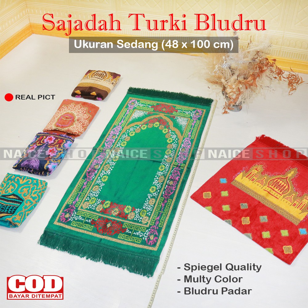 Sajadah Turki Bulu Tebal Ukuran Sedang Spiegel Quality