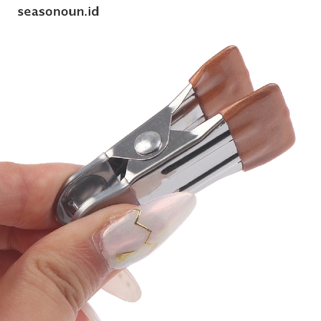 Seasonoun 4pcs/set Perlengkapan Klip Logam Layar LCD Ponsel Fastening Clamp Repair Tools.