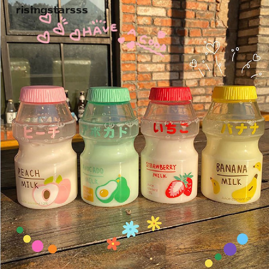 Rsid Span-new Botol Air Minum Plastik 480ml Bentuk Kawaii Lucu Milk Shaker Bottle Jelly