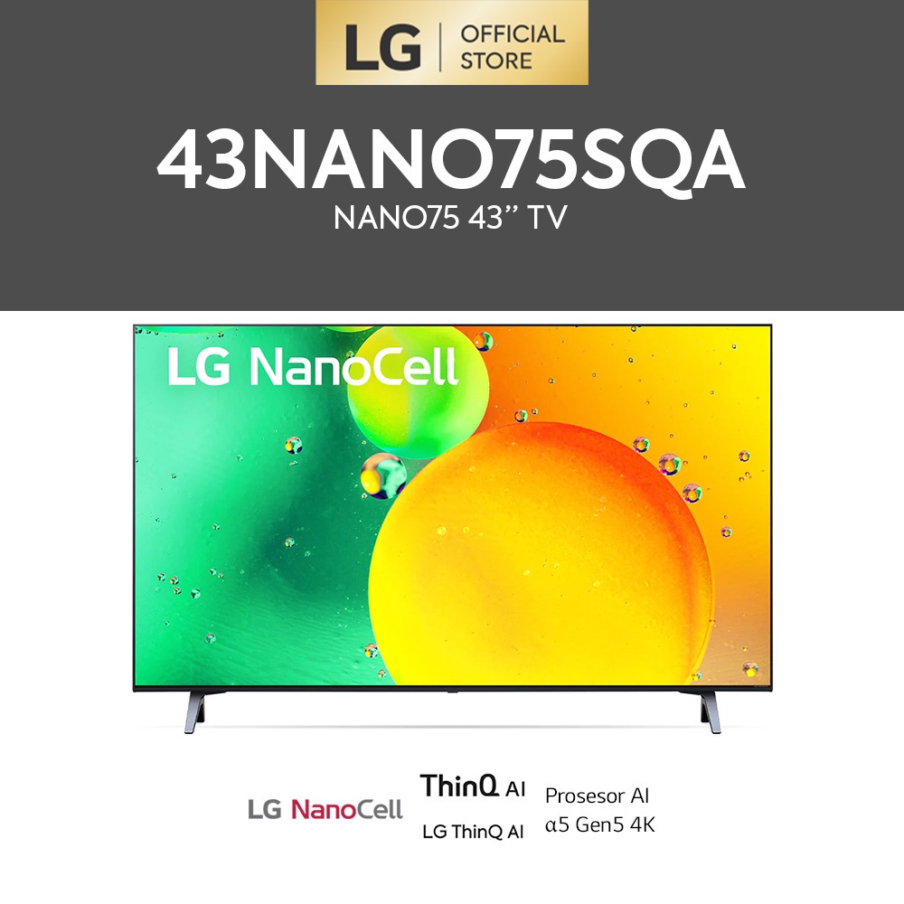 LG NANO75 43 Inch Smart TV - 43NANO75SQA