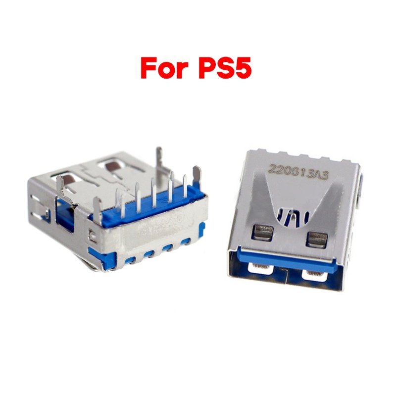 Btsg Untuk PS5 USB Charging Port, Pengganti Game Handle USB Charging Socket Port Repair Parts
