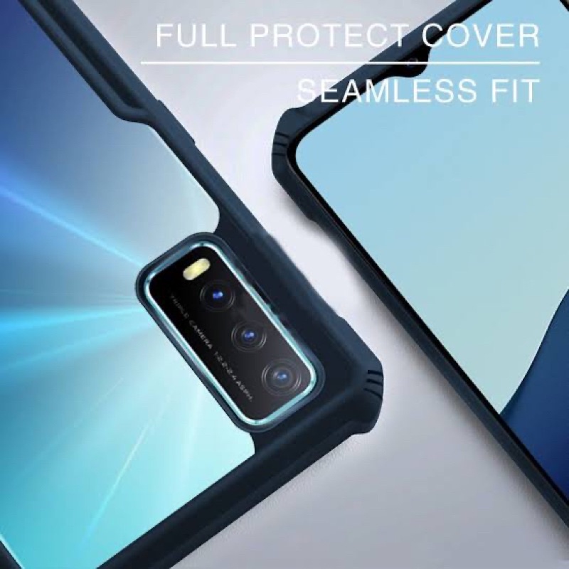 ANTI SHOCK FUZE COVER CASE VIVO Y12S/Y20/Y20i/Y20S/ SHOCKPROOF TRANSPARANT  CASE ACRYLIC