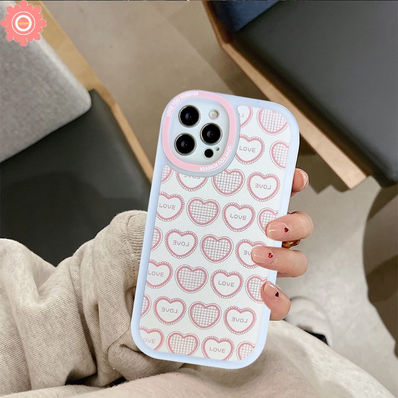 Case Untuk Infinix Smart5 6 Infinix Hot 10s 10T 11s Hot 10 9 11 Play Hot 10 Lite Note8 Ins Fashion Papan Catur Pola Lucu Kartun Beruang Busur Tulip Cinta Hati Bunga Lembut TPU Cover