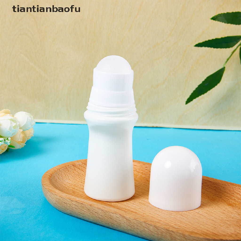 [tiantianbaofu] 5pcs 30ml Botol Roll on Plastik Kosong Obat Isi Ulang Butik