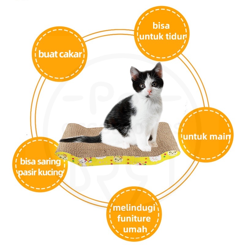 Papan Garuk Mainan Kucing Cat Scratcher