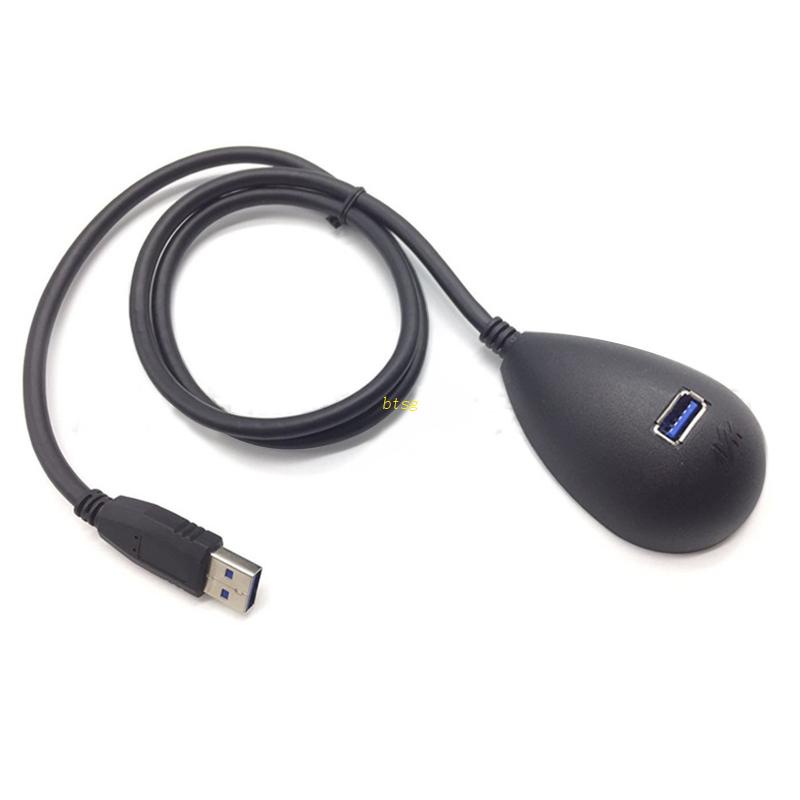 Btsg Kabel Ekstensi USB Ke USB 31.5 &quot;Kabel Extender USB Male to Female Kecepatan Tinggi Kabel Ekstensi USB Dengan Alas Untuk