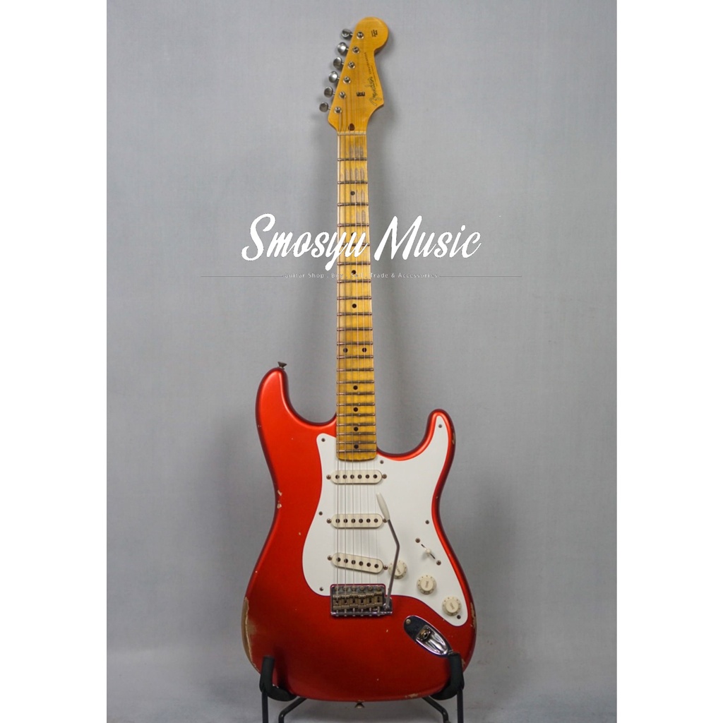 Fender Customshop 1958 Stratocaster Relic Faded Aged Candy Apple Red