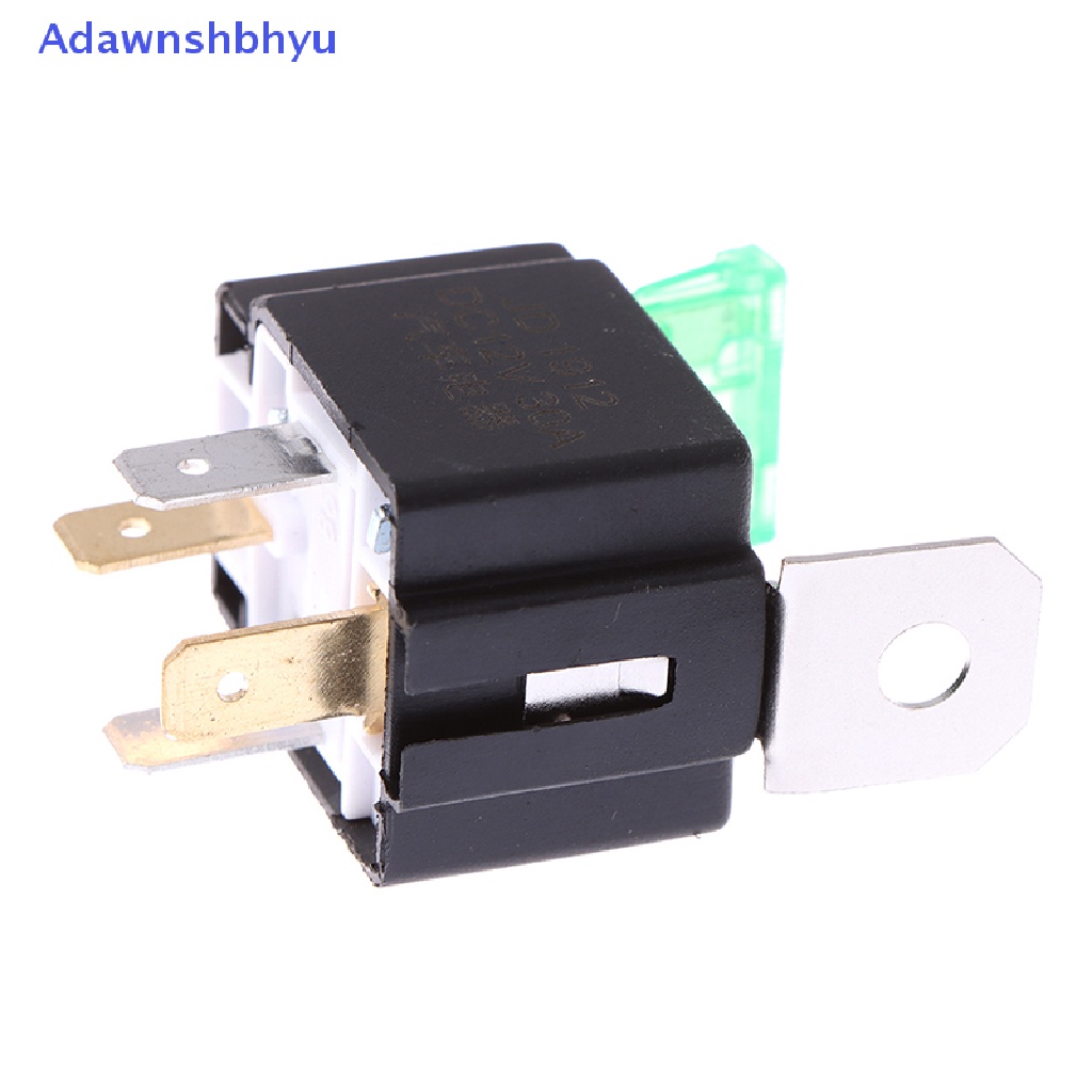 Adhyu 12V 30A Car Auto Automotive Heavy Duty Relay 4Pin Fuse Fused On/Off SPST ID