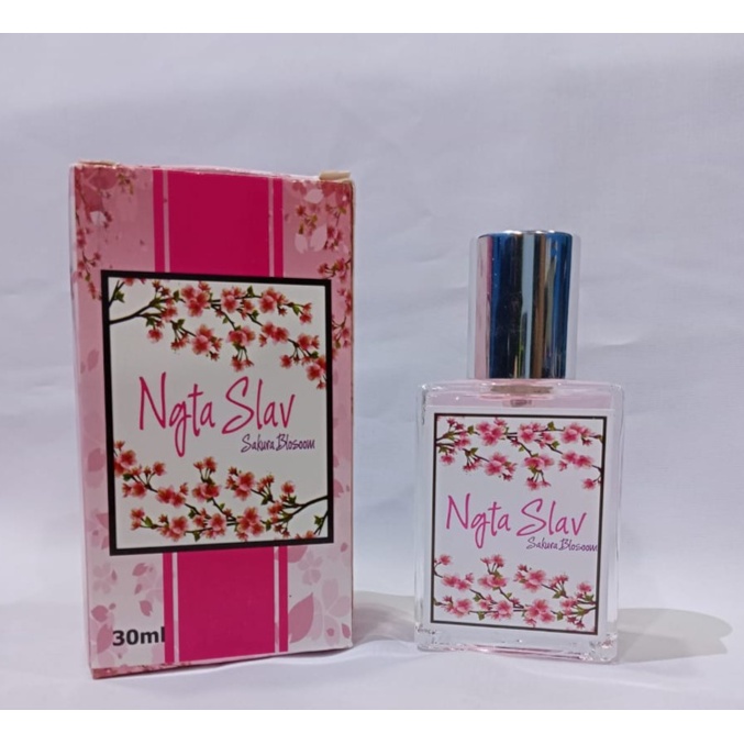 Parfum Nagita Slavina Eau De Parfume 30 ml dan 60 ml Aroma Sakura Blosoom / Parfum Ngta Slav Pengharum Wanita Tahan Lama / Body Spray EDT Minyak Wangi Semprot Parfume 30ML 60ML Eau de Toilette Fragrance TERBAIK