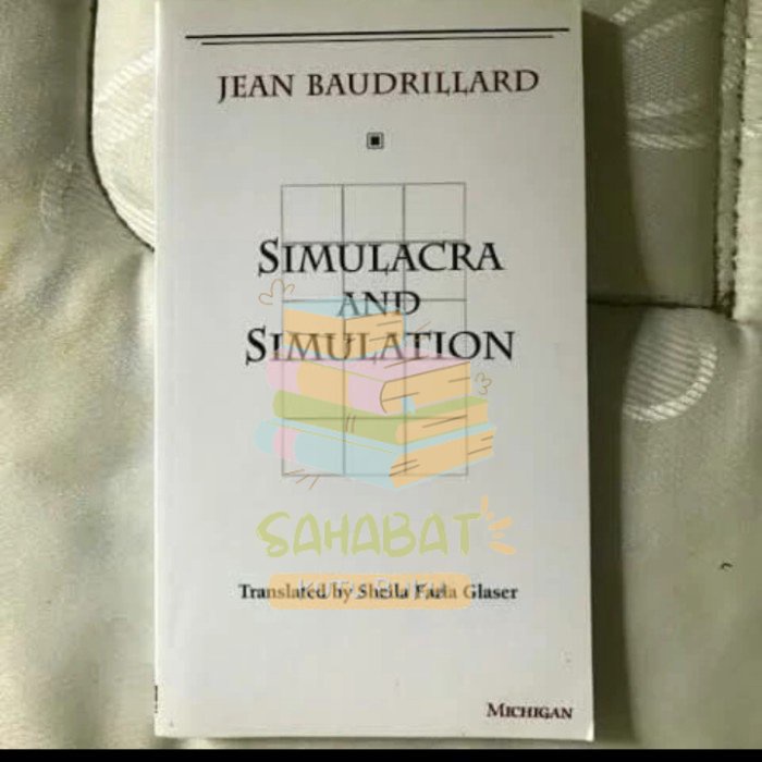 Buku SIMULACRA AND SIMULATION BAUDRILLARD