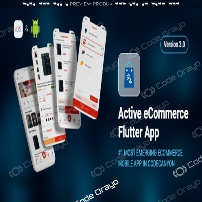 Source Code Android Active eCommerce Flutter App