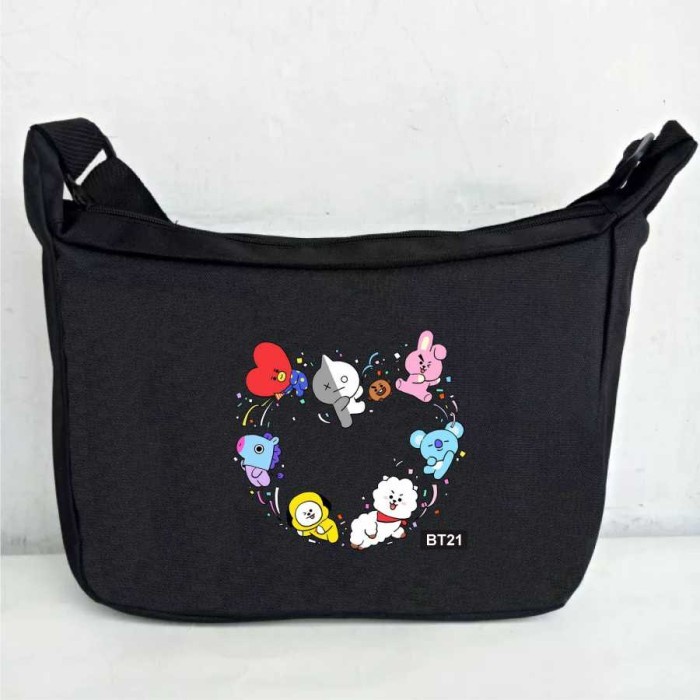 Tas selempang anak perempuan bt 21 bts army wanita Laki Kpop WIN