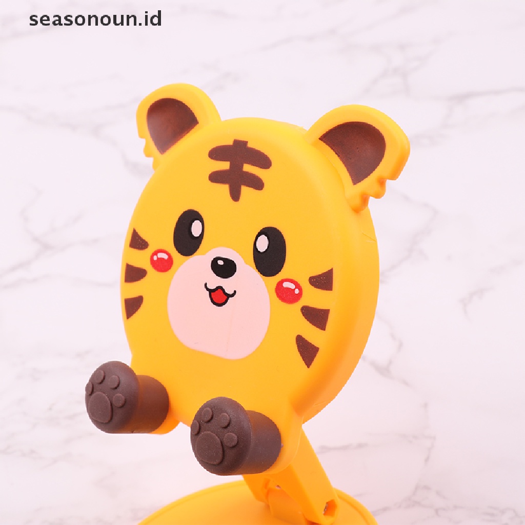 Seasonoun Universal Adjustable Ponsel Stand Kartun Meja Sudut Tinggi Adjustable Phone Holder Untuk Pad Ponsel Dekorasi Desktop.