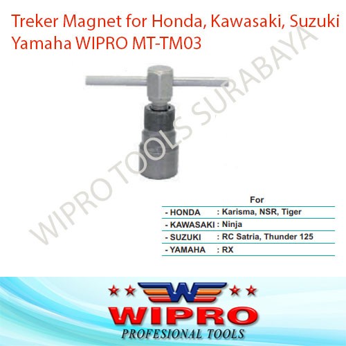 Treker Magnet Sepeda Motor HONDA KAWASAKI SUZUKI YAMAHA WIPRO MT-TM03