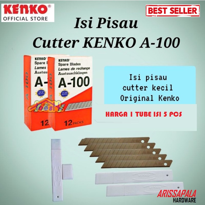 

KENKO Isi Cutter kecil Kenko A-100 / isi Pisau Cuter Refill kater A100
