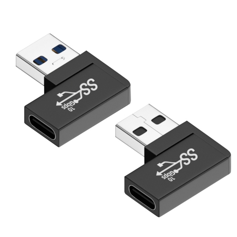 Konektor Adapter zzz 90derajat Kiri Kanan Siku Usb3 0 Male To Type C Female