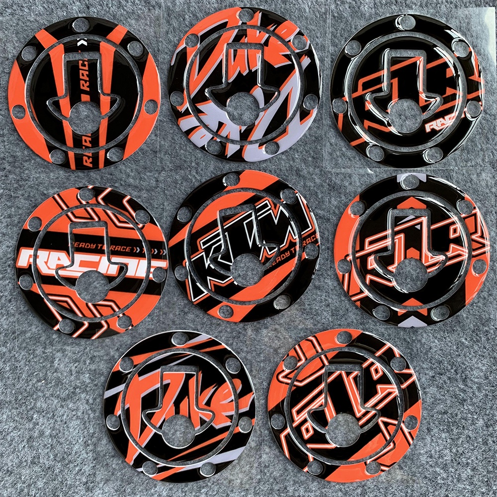 Ktm390 DUKE200/390 /250 /790Stiker Modifikasi Body Motor 3D Fuel Tank Sticker Helm Cover Anti Gores Stiker Tahan Air Tabir Surya Decal