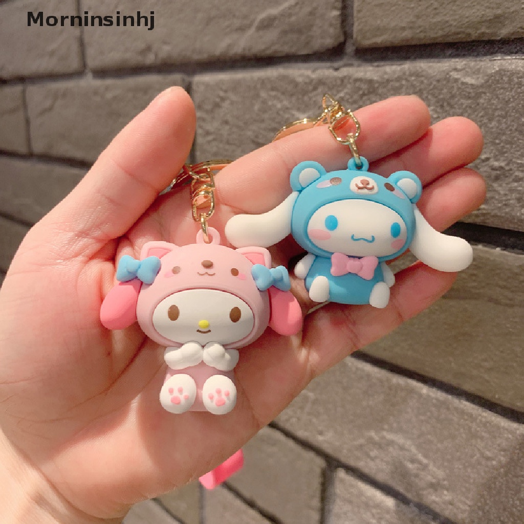 Mornin Fashion Kawaii Kuromi Melody Cinnamoroll Hello Kitty Pompompurin Gantungan Kunci Sanrio Anime Tas Sekolah Pesona Kartun Kunci Ring Liontin id