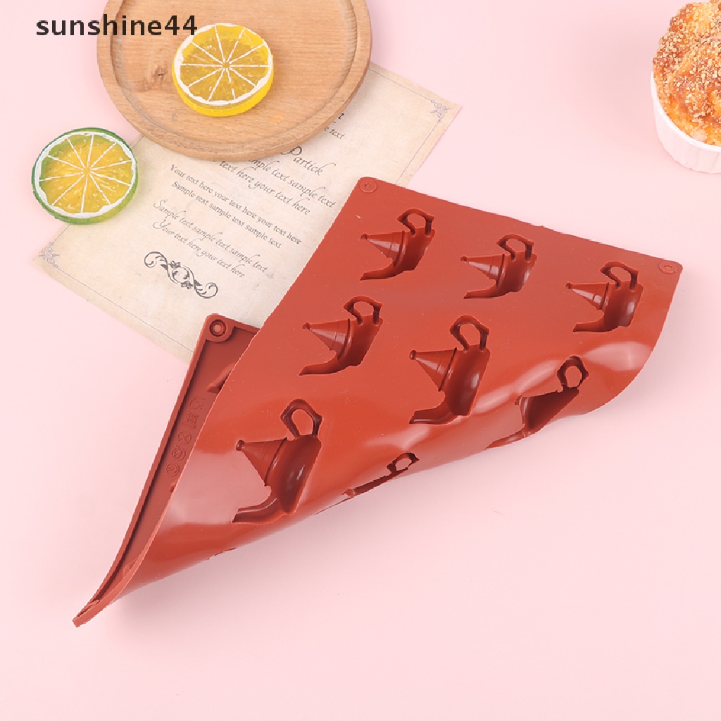 Sunshine 1Pc 12lubang Lucu Bentuk Teko Mousse Kue Cetakan Silikon Es Krim Dessert Mold ID