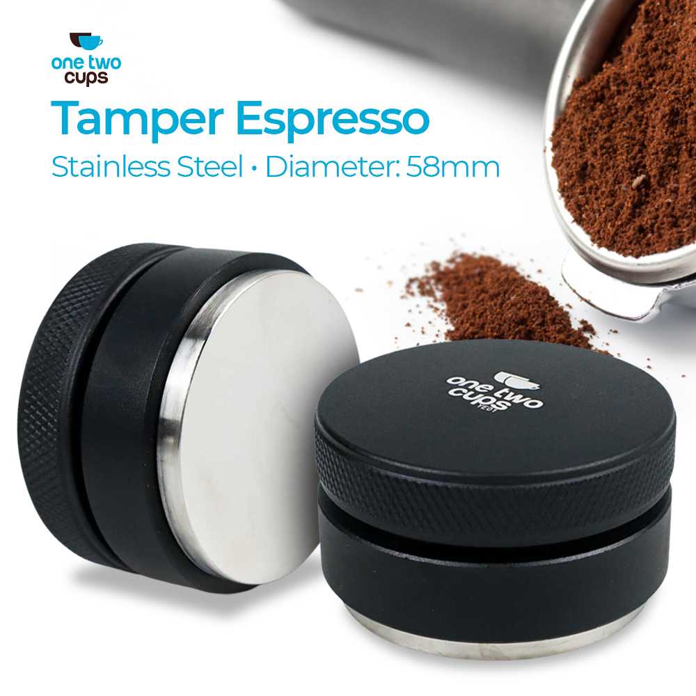 (BISA COD) FTIHSHP  Tamper Espresso Coffee Powder Stainless Steel 58 mm - YE01