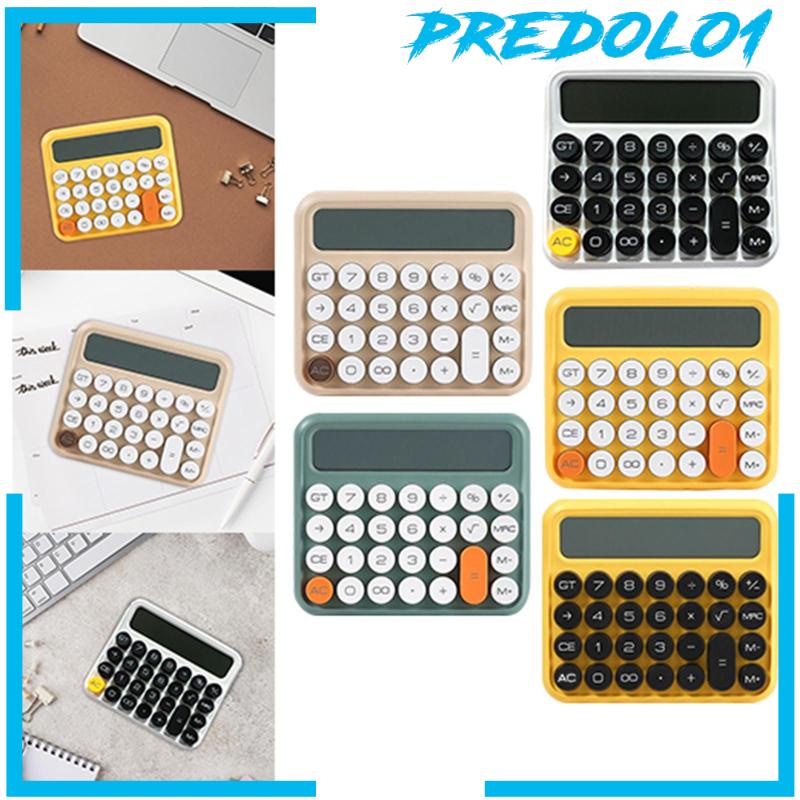 [Predolo1] Kalkulator Desktop Portable Display Besar Tombol Besar 12digit Untuk Rumah