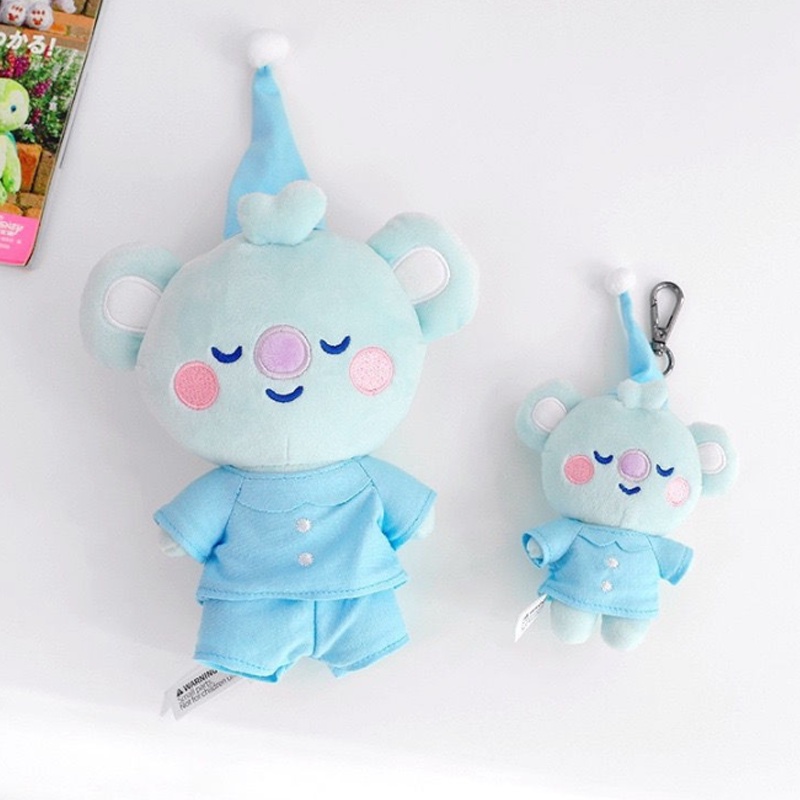 20cm/10cm BTS Piyama Boneka Mainan Boneka Plush Lucu Liontin RJ TATA COOKY CHIMMY KOYA SHOOKY MANG Kartun Untuk Gadis Anak Hadiah