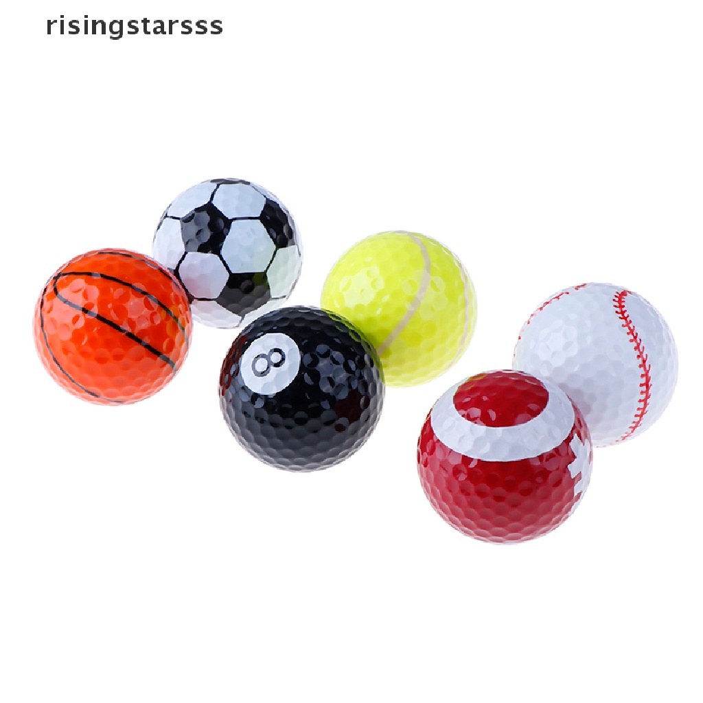 Rsid Span-new Olahraga Luar Ruangan Golf Ball Golf Game Kuat Resilience Force Olahraga Latihan Bola Jelly