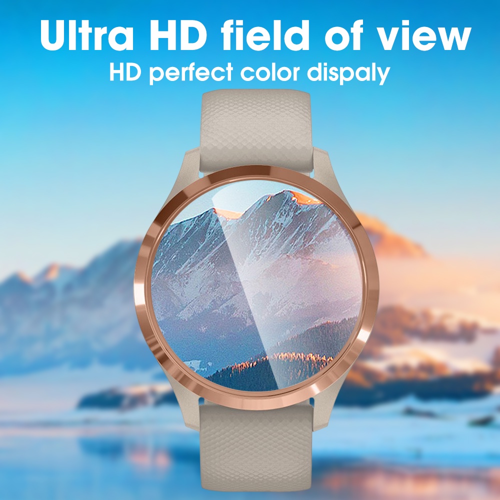 Full Cover HD Film Hidrogel Lembut Bening Untuk Garmin Move Trend Sports Smart Watch Anti-fingerprint Pelindung Layar Anti Gores