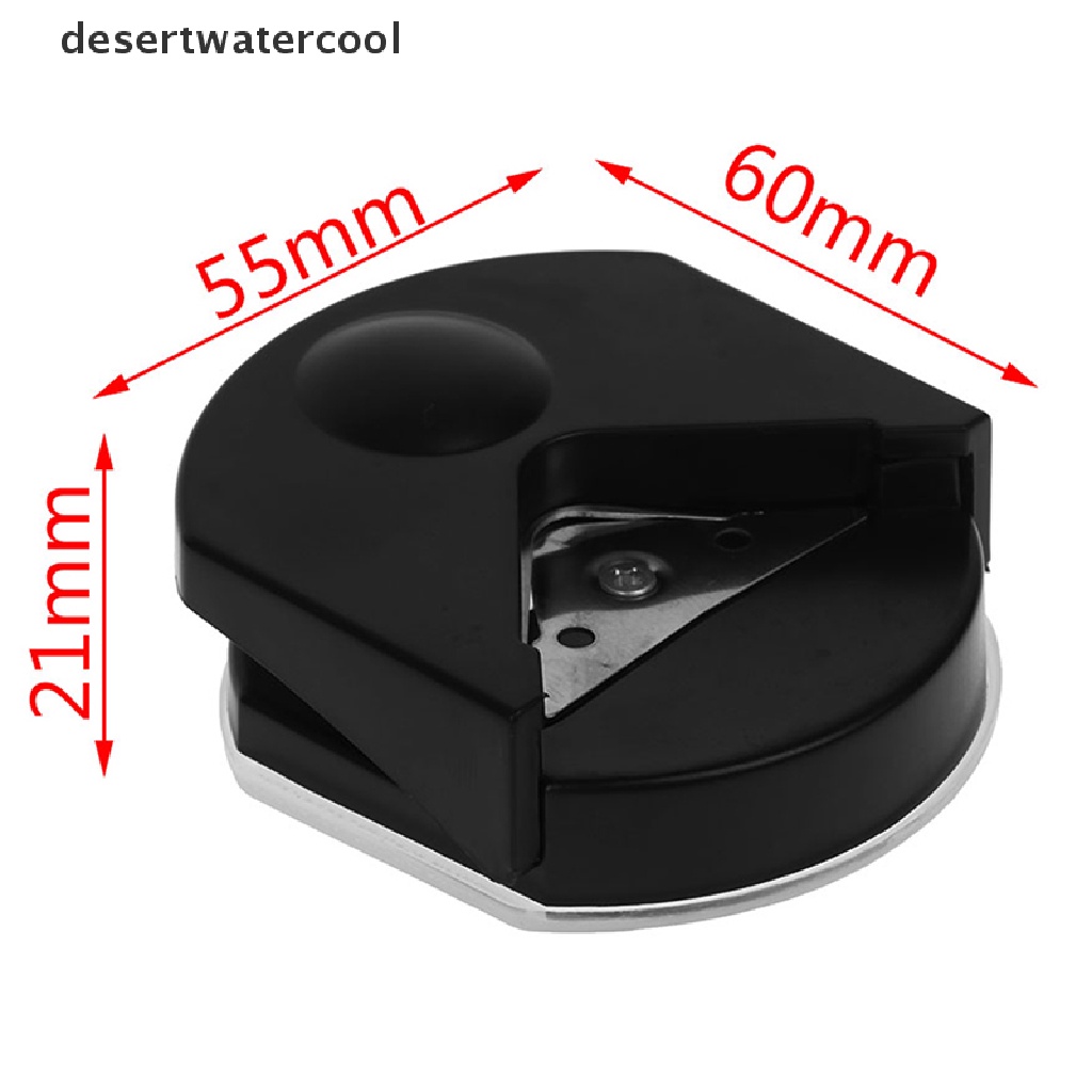 Deid 4R Premium Corner Rounder Punch 4mm Hitam Kertas Kartu Alat Pemotong Foto Craft Martijn