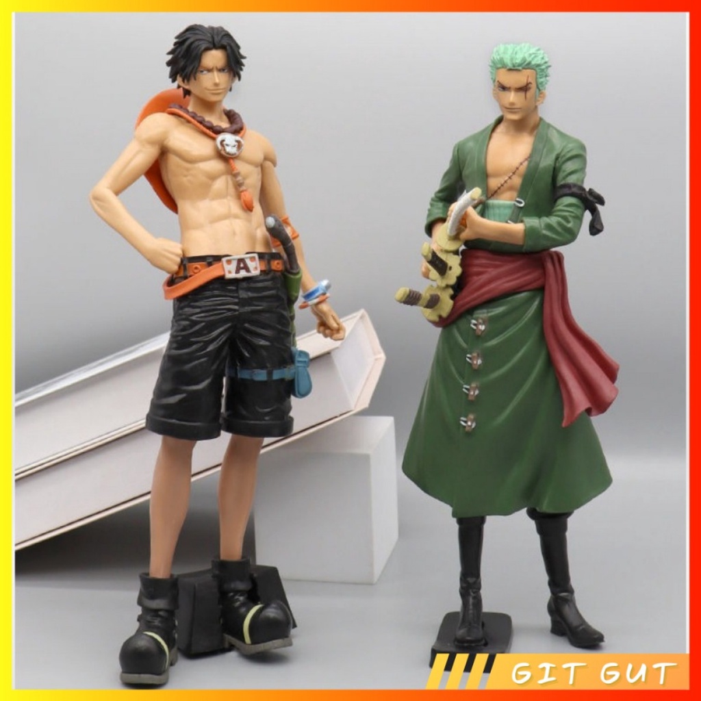 Action Figure Pajangan One Piece Roronoa Zoro Portgas D. Ace