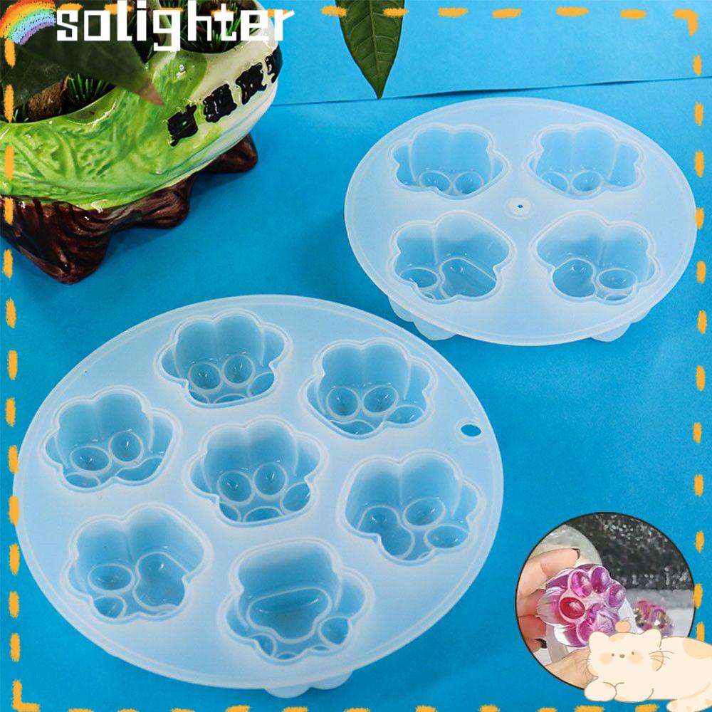 Solighter Epoxy Mould Reusable Food Grade Silicone BPA-free Cetakan Kue Cakar Kucing