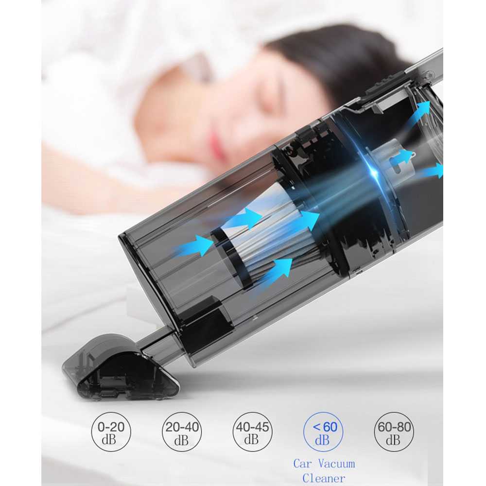 (BISA COD) FTIHSHP Alkezi Handheld Vacuum Cleaner Penyedot Debu Mobil 12V 120W - AKS-8001