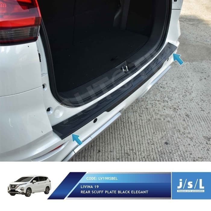 silplate belakang all new Livina 2019