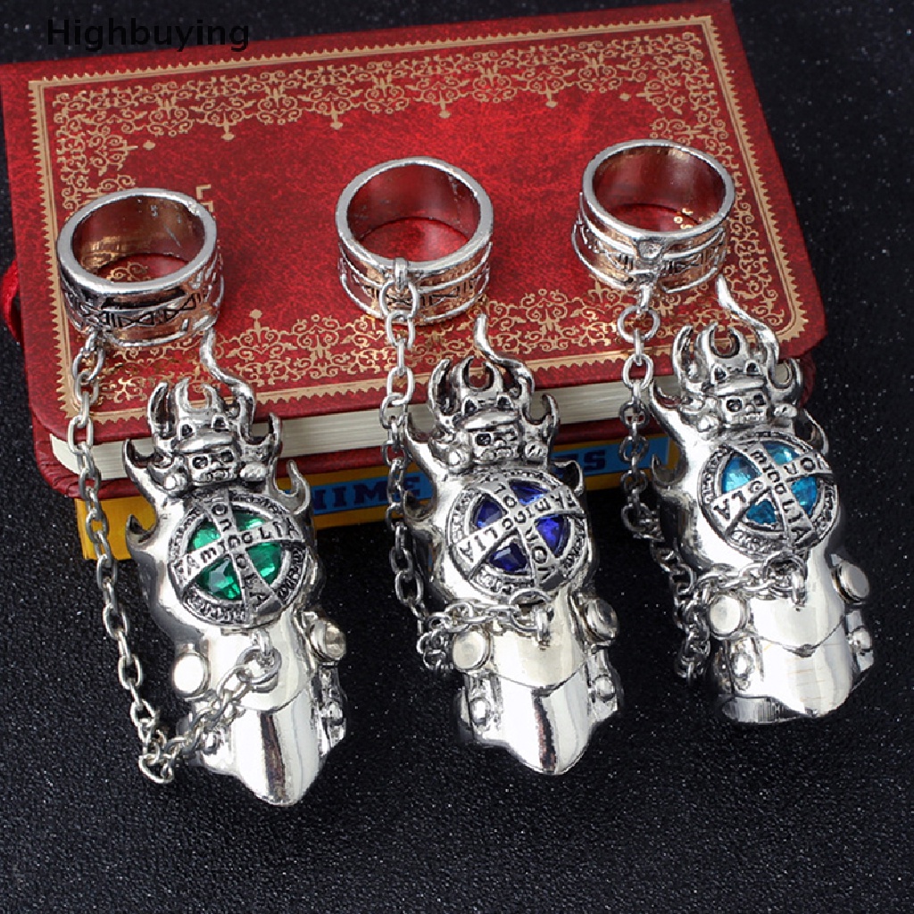 Hbid Fashion Anime Katekyo Hitman Reborn Cincin Vongola Revolving Rings Mainan Cosplay Glory
