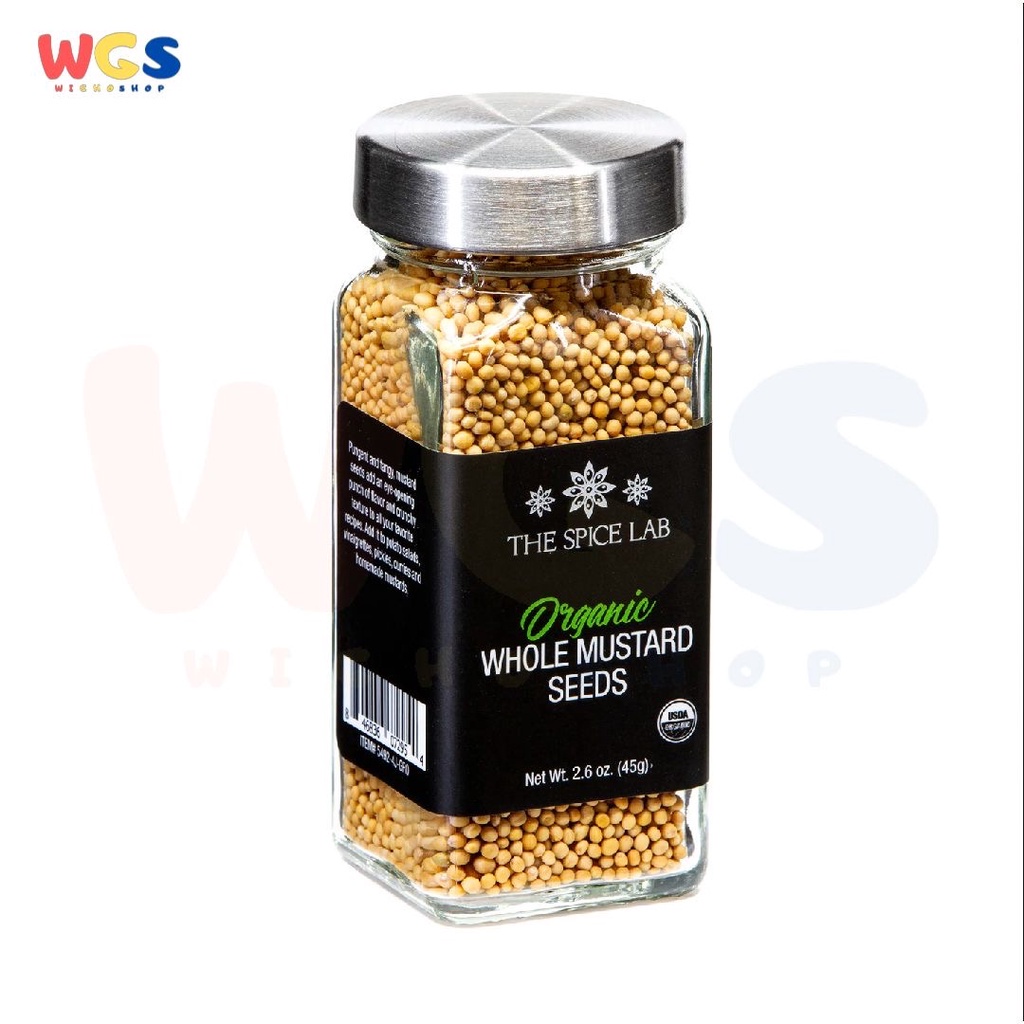 The Spice Lab Organic Whole Mustard Seeds 1.6oz 45g