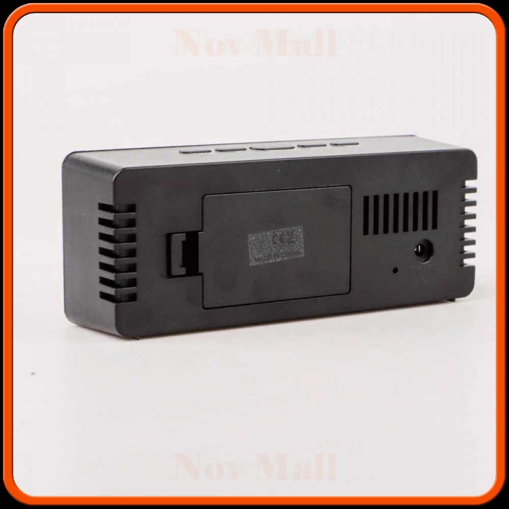Jam Weker Mirror Alarm Digital + Temperature -JM254
