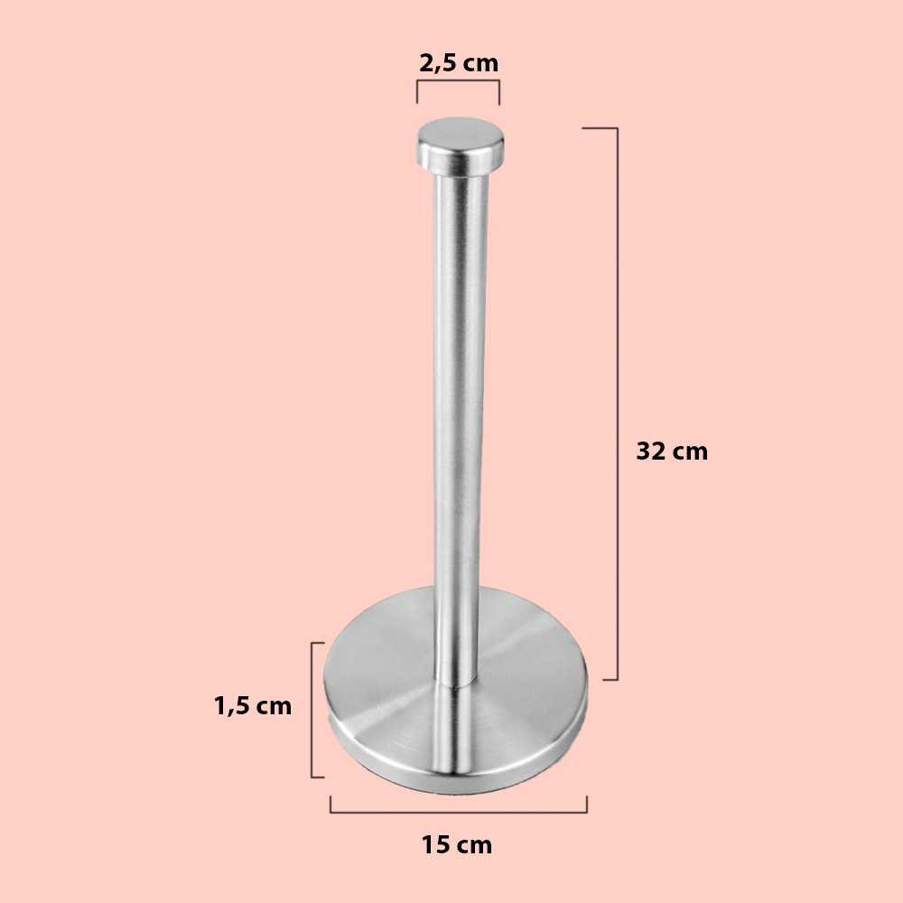 (BISA COD) FTIHSHP Fostor Tempat Tisu Kitchen Paper Roll Towel Holder Stand - SV75