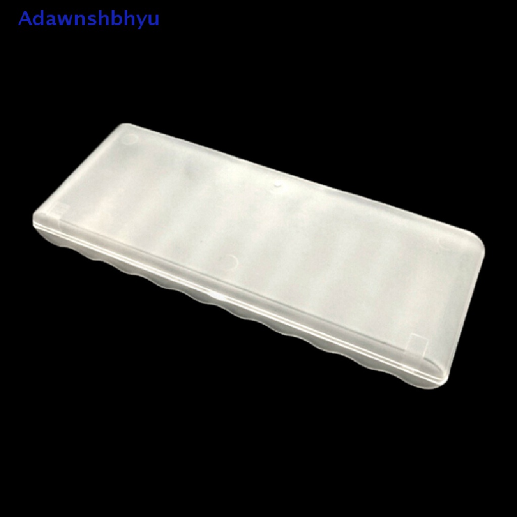 Adhyu Kotak Penyimpanan case cover holder Plastik Portable Untuk 10pcs AA ID